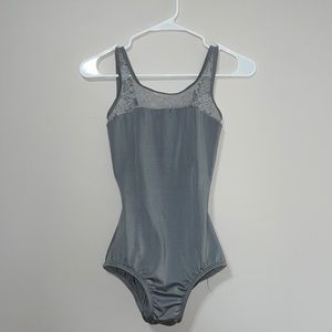 Body Wrappers Silver Leotard